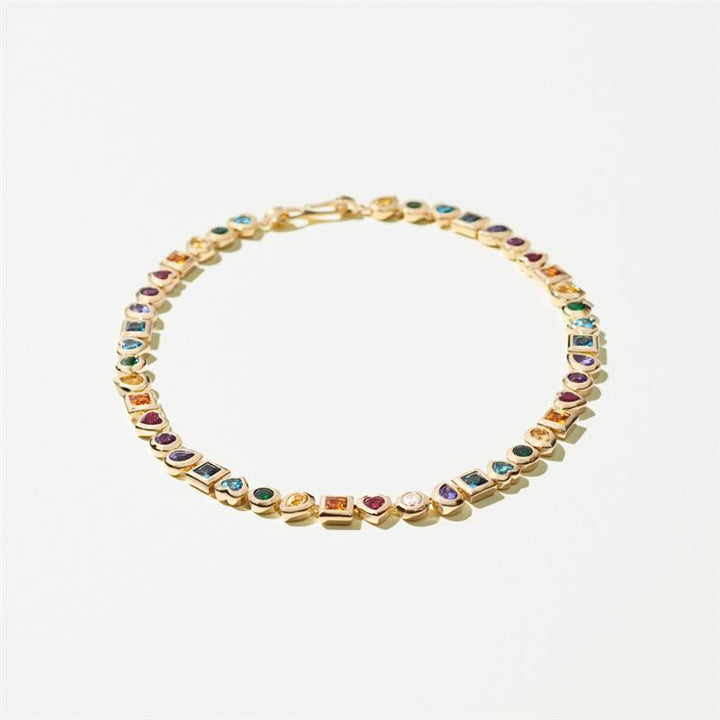 Caramella Rainbow Stone Necklace