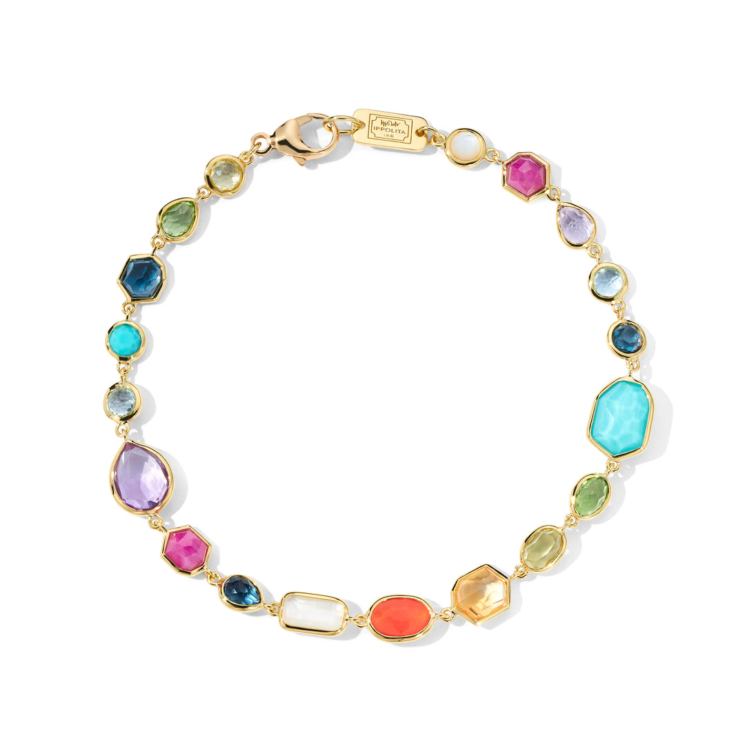 Gemstone Link Bracelet