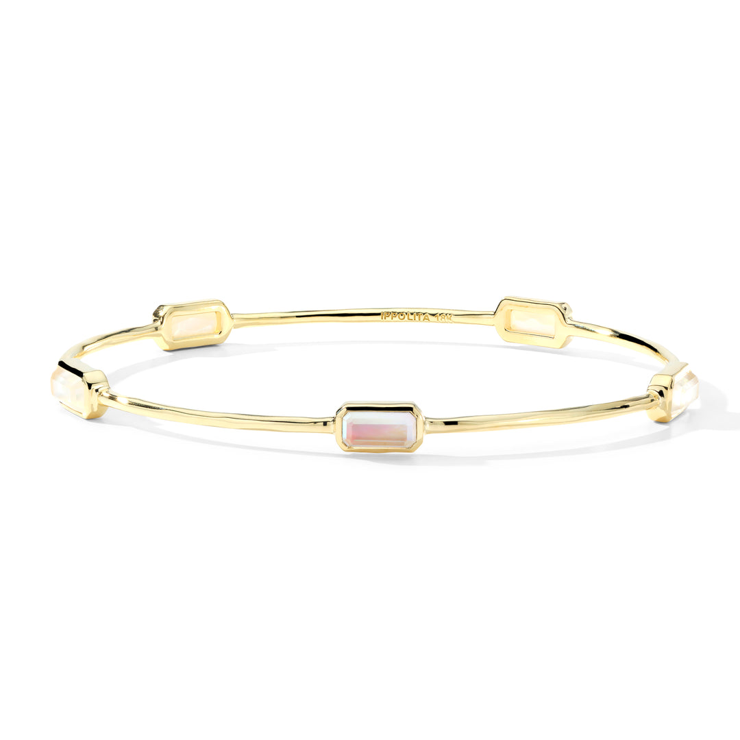 Gelato Wide-Stone Bangle Bracelet