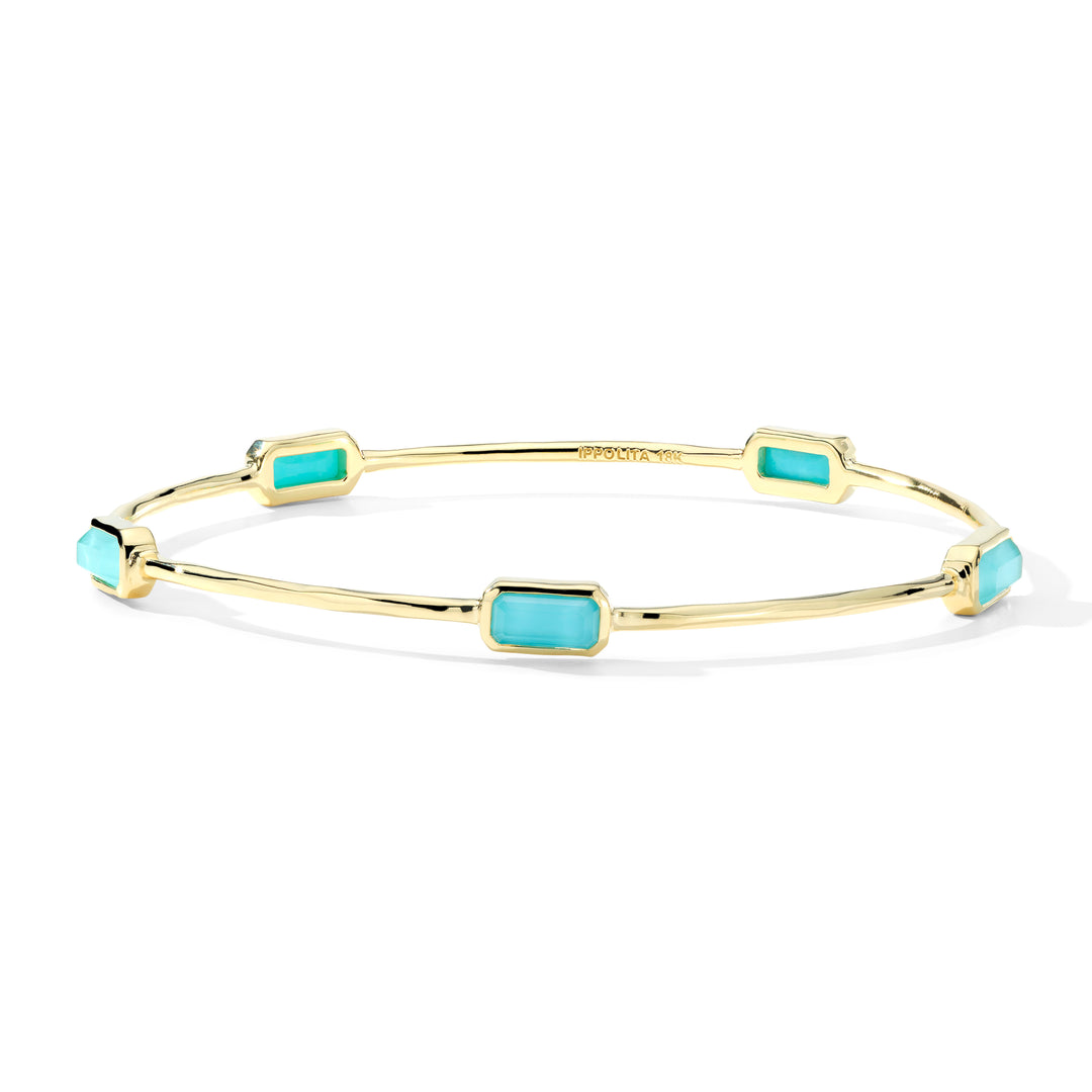 Gelato Wide-Stone Bangle Bracelet