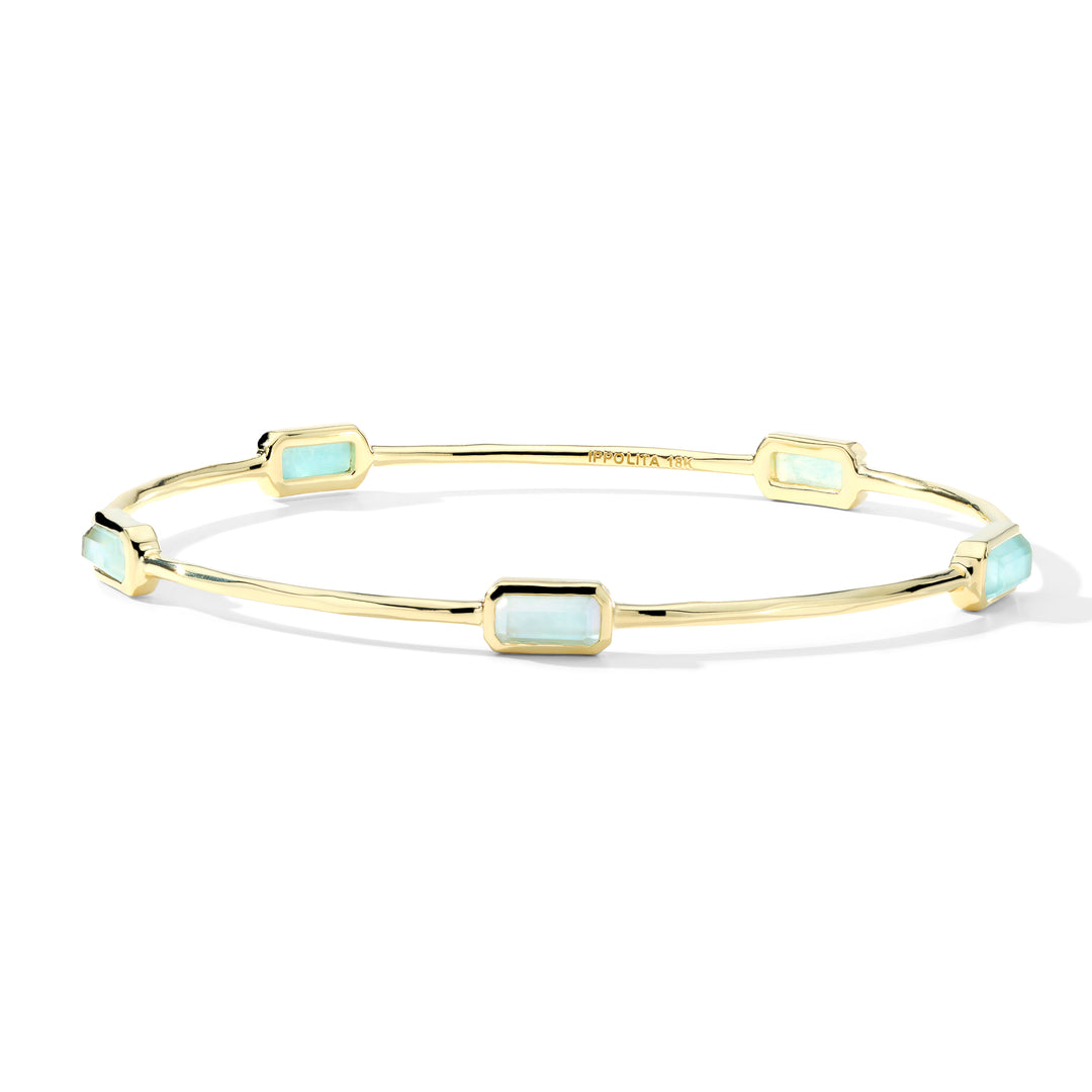 Gelato Wide-Stone Bangle Bracelet