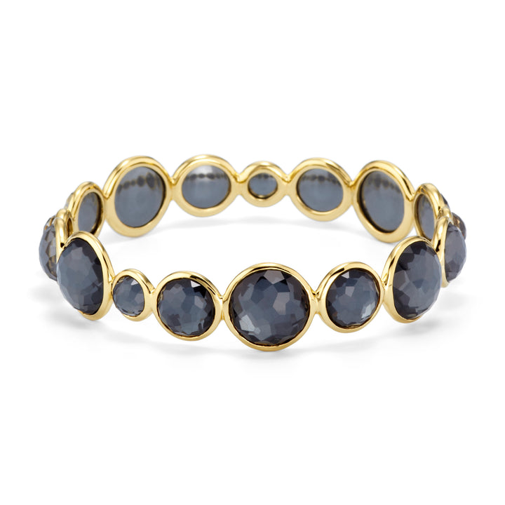 Large All Around Stone Bangle