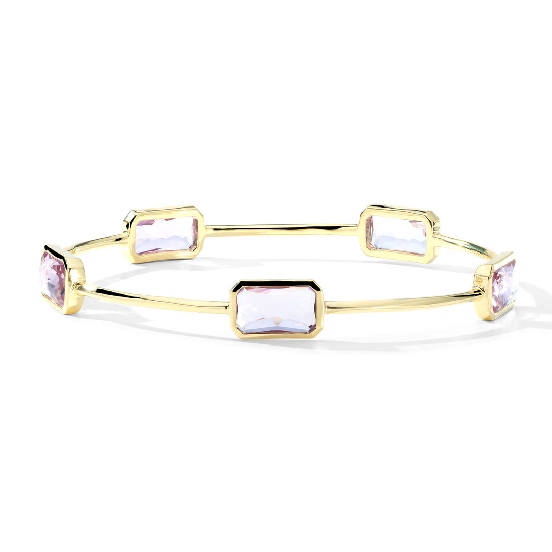 Wide Gelato Multi-Stone Bangle Bracelet