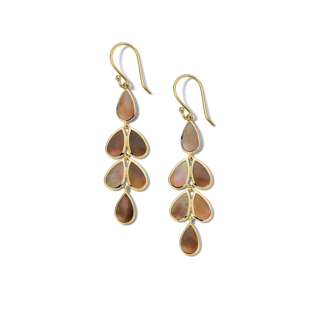 Teardrop Linear Cascade Earrings