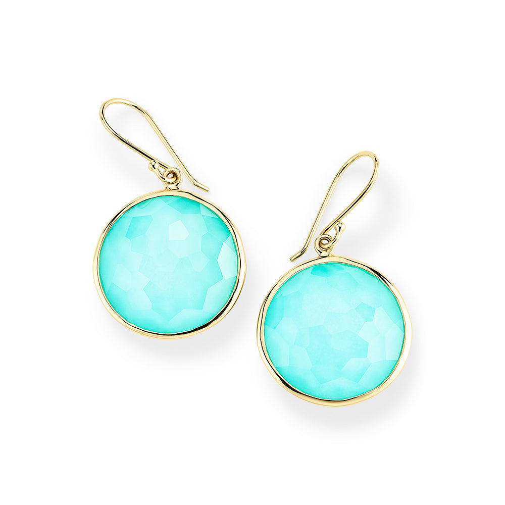 Round Drop Earrings