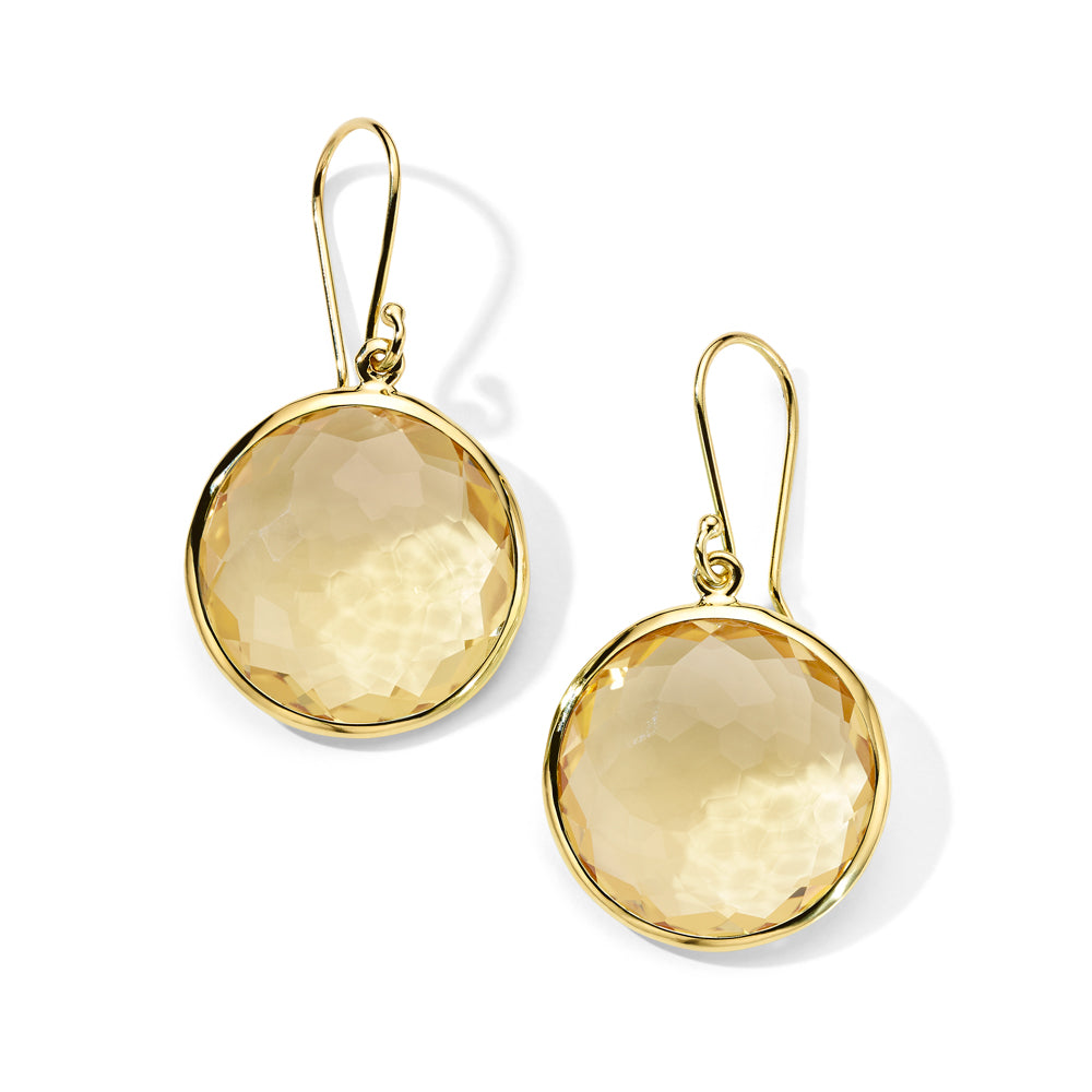 Round Drop Earrings