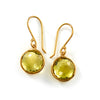 DARK GREEN GOLD CITRINE