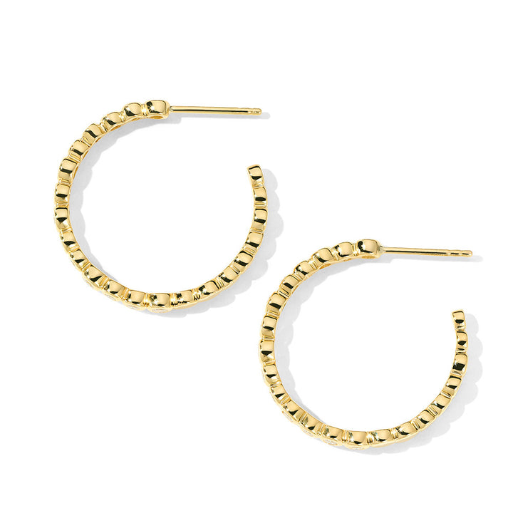 Starlet Diamonds Hoop Earrings  (.67ctw)