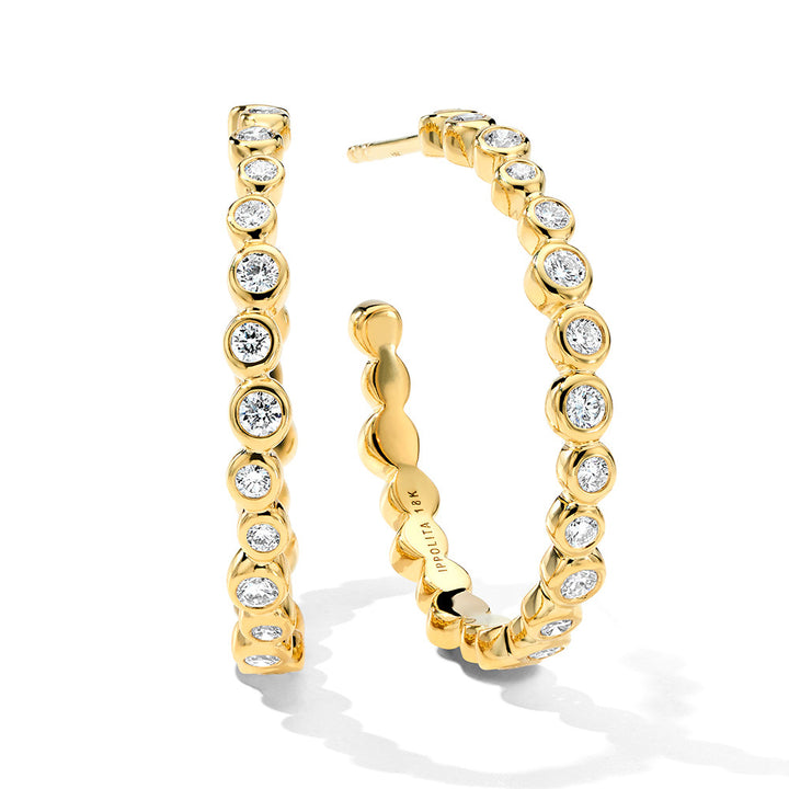 Starlet Diamonds Hoop Earrings  (.67ctw)