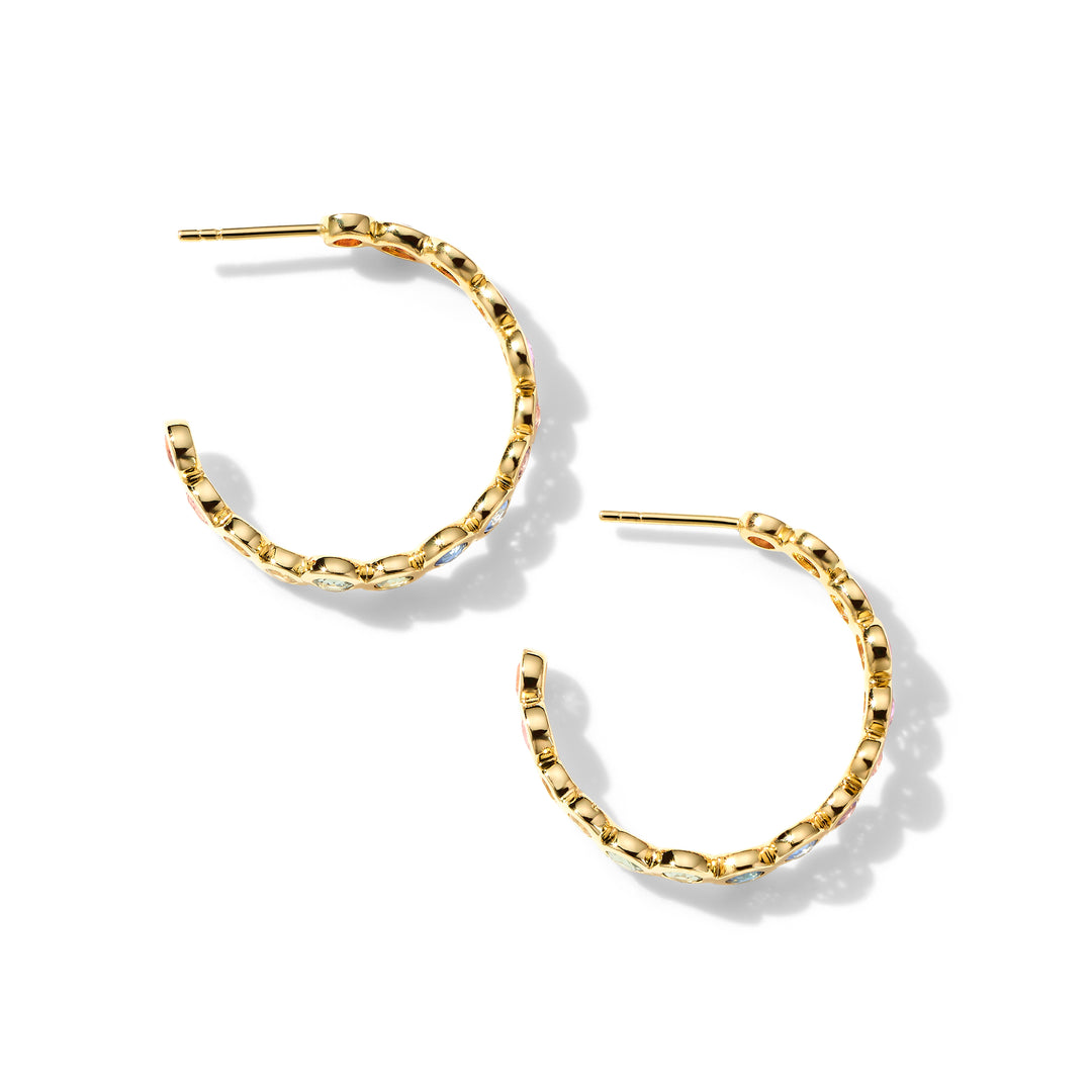 Small Starlet Hoop Earrings