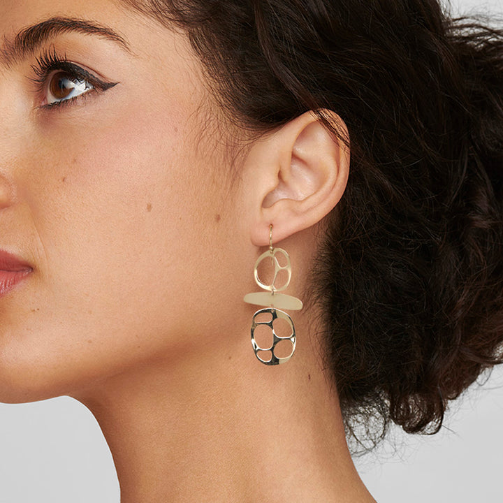 Three Tier Mosaico Earrings