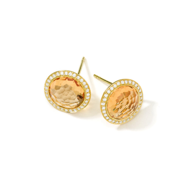 Round Stud Earrings