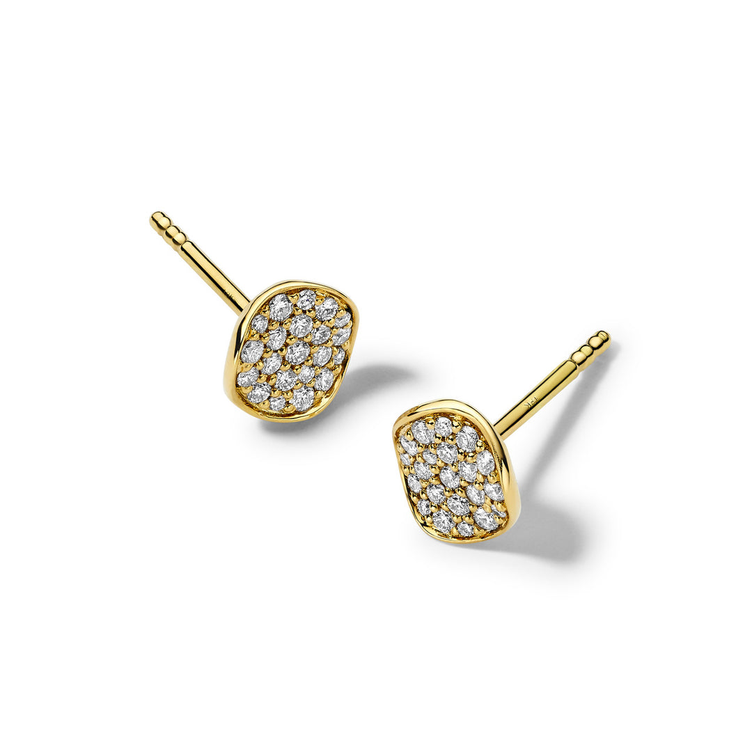 Mini Flower Diamonds Stud Earrings  (.21ctw)