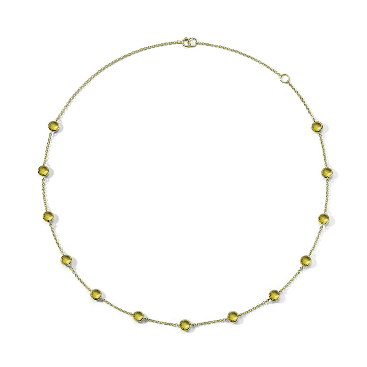 13-Stone Station Confetti Necklace