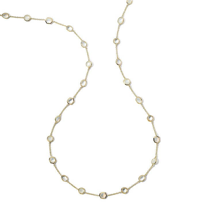 Stone Station Chain Necklace