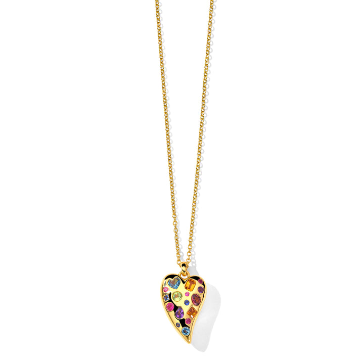 Mini Valentina Pendant Heart Necklace 16-18"