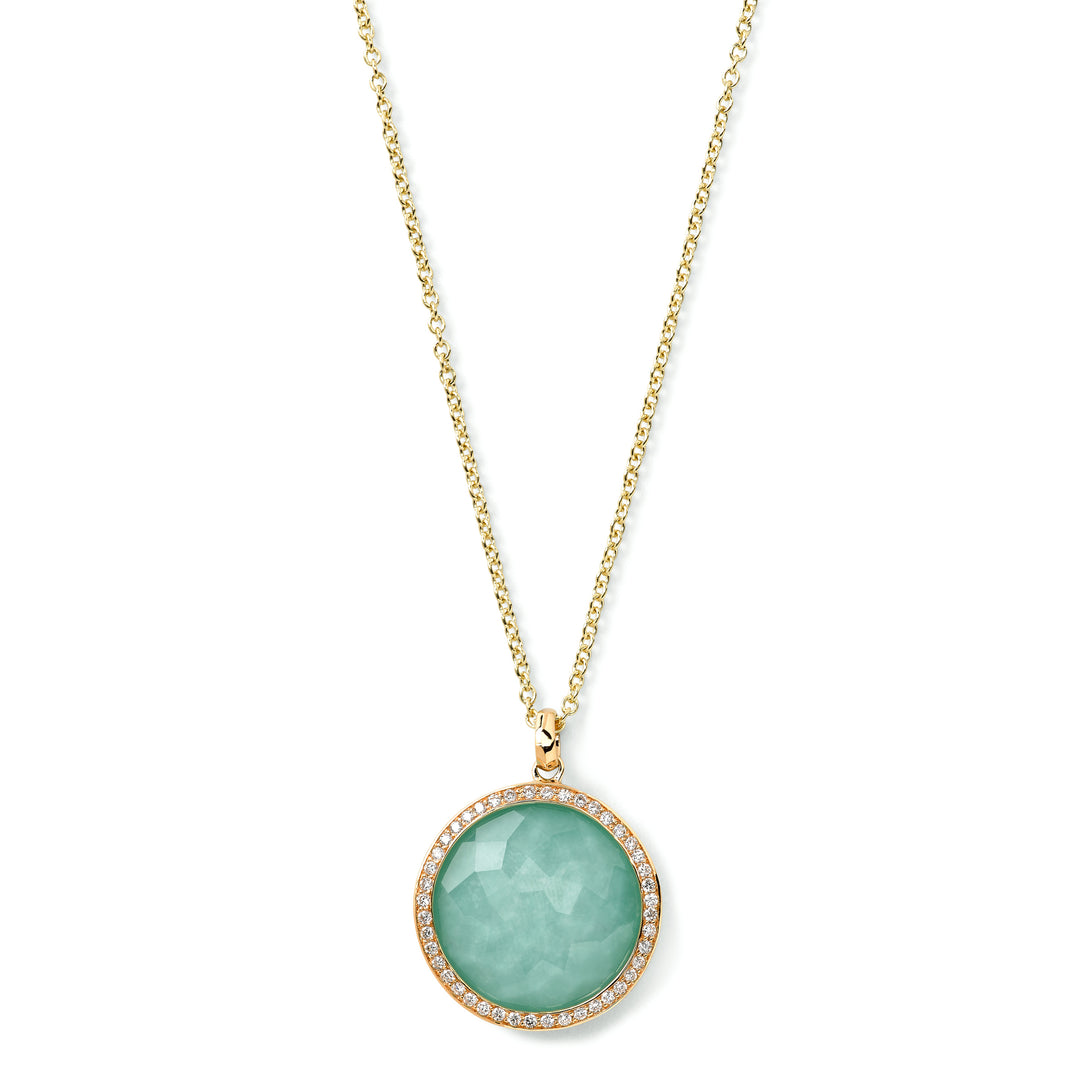 Medium Stone Pendant Necklace