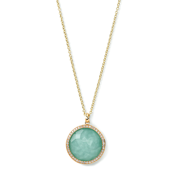 Medium Stone Pendant Necklace