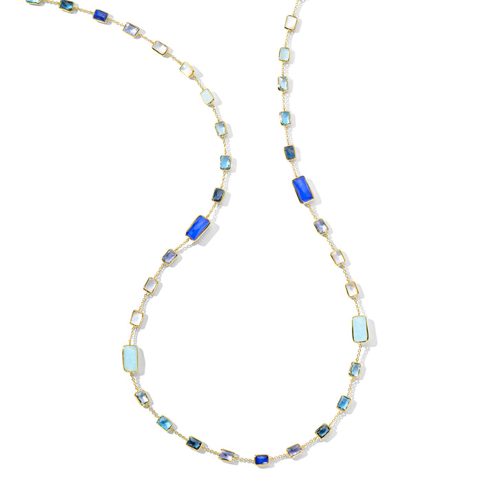 Long Multi-Stone Gelato Necklace 34.5"