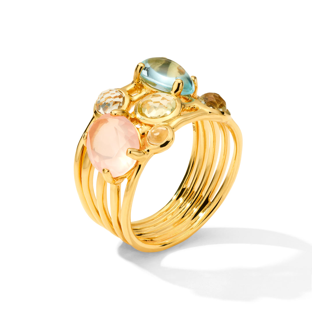 Gelato 6-Stone Cluster Ring