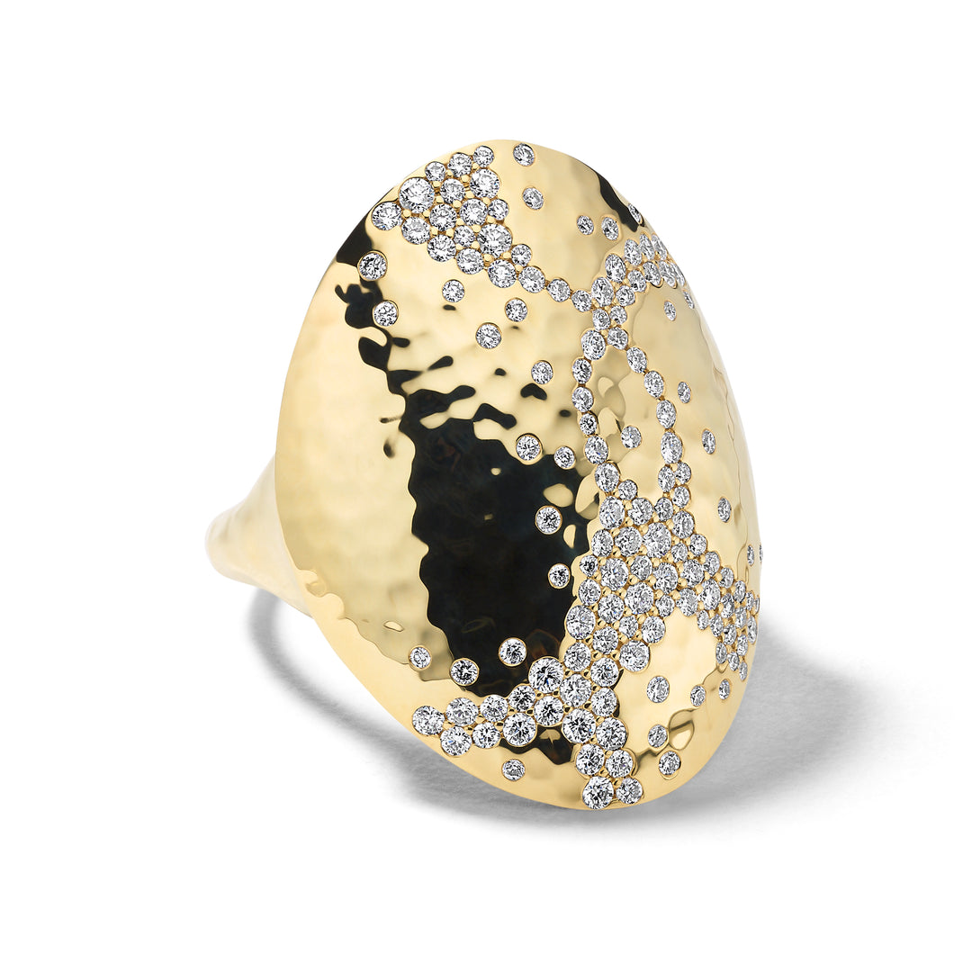 Crinkle Oval Ring