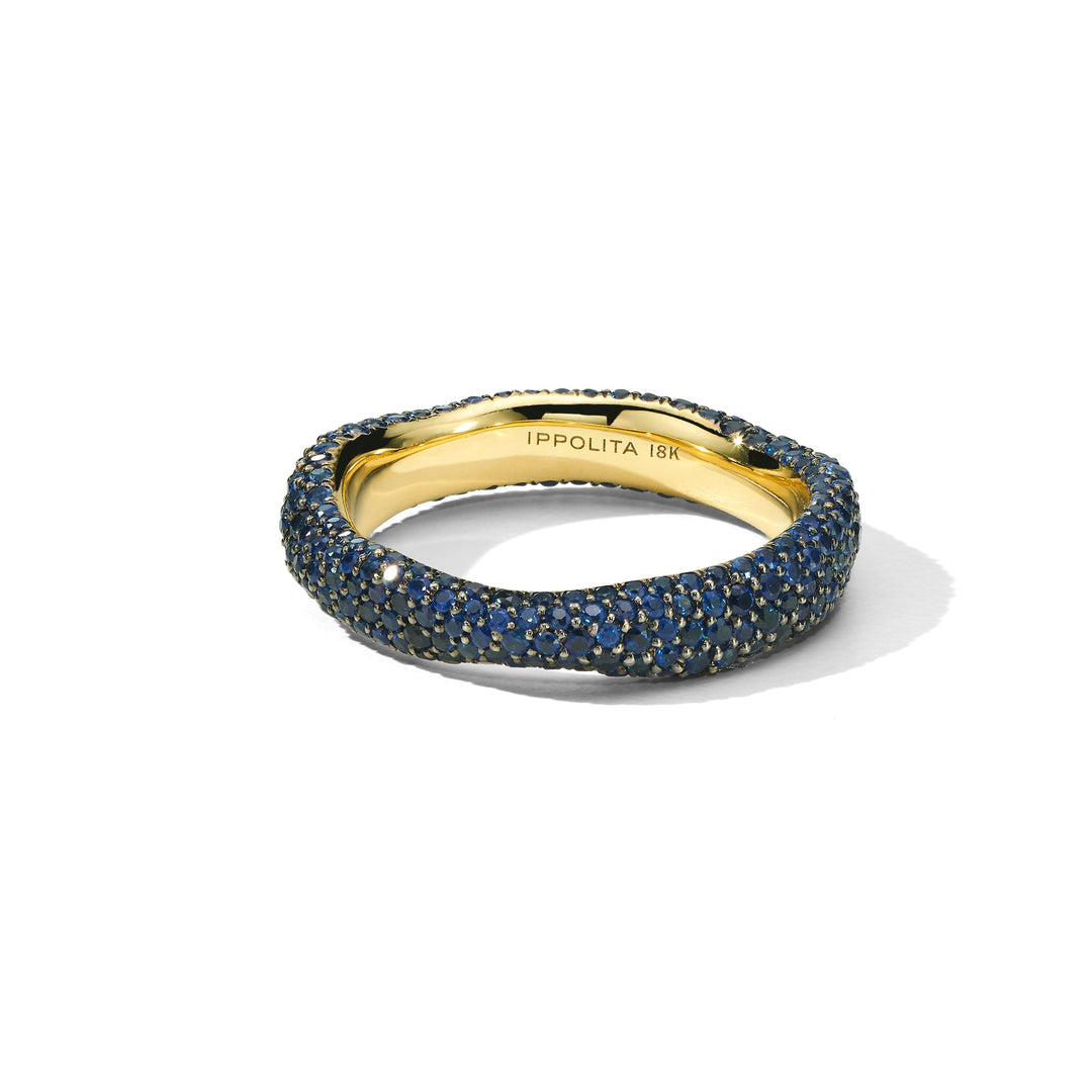 Pavé Squiggle Band Ring