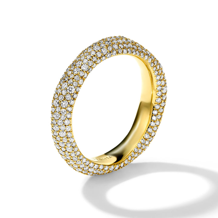 Full Pavé Squiggle Band Ring