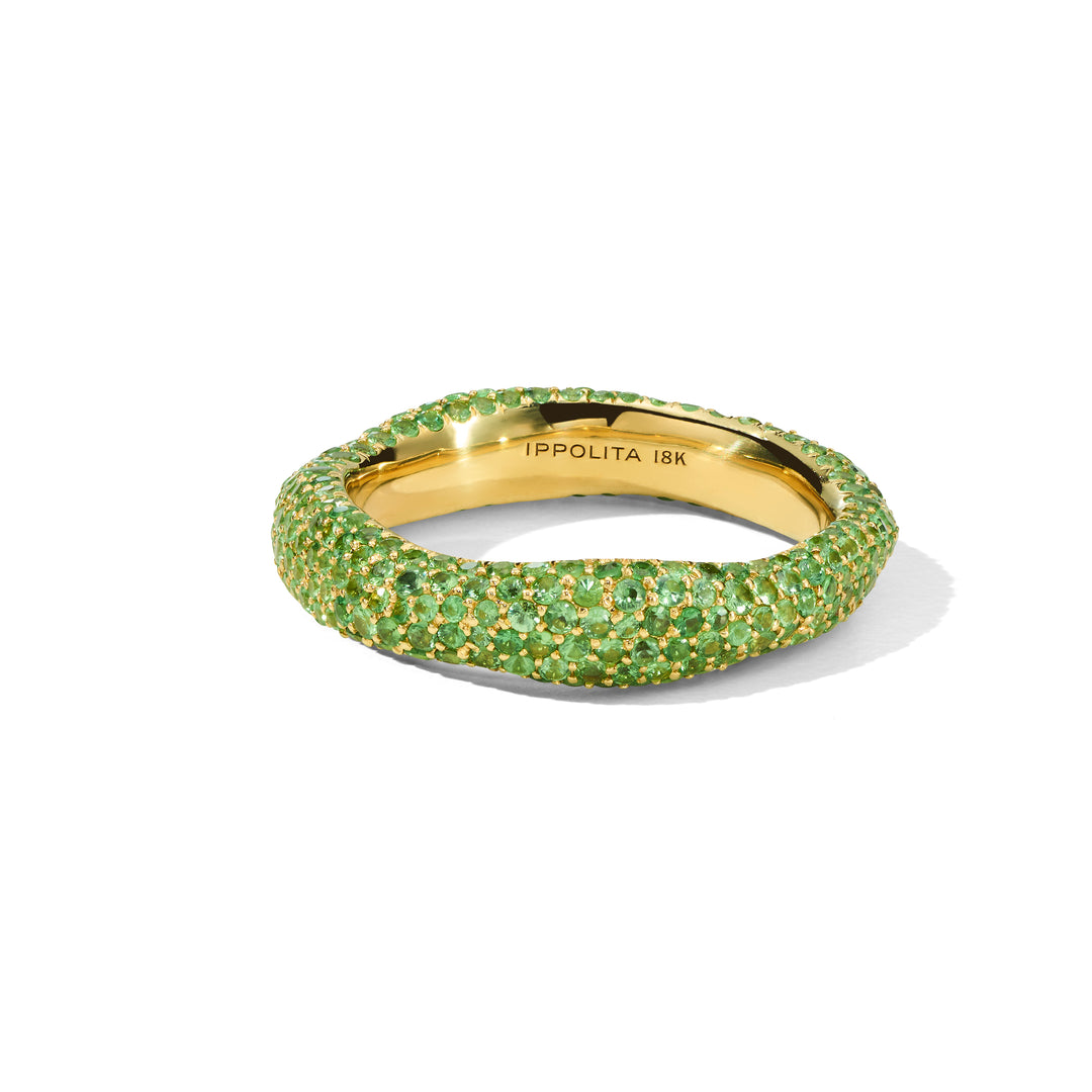 Pavé Squiggle Band Ring