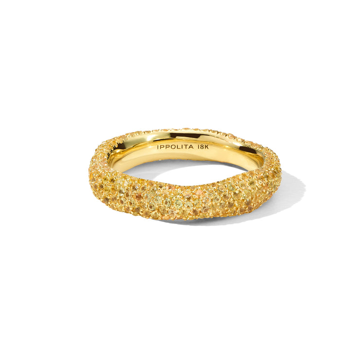 Pavé Squiggle Band Ring