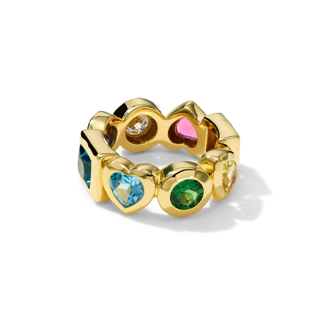 Caramella Rainbow Stone Ring (.68ctw)