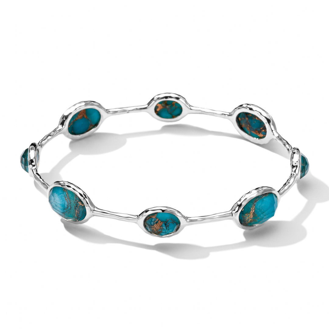 8-Stone Bangle Bracelet