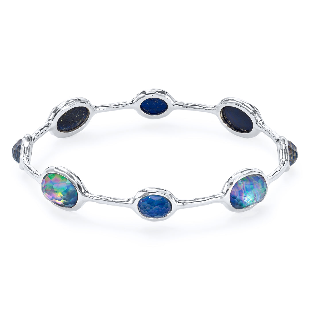 8-Stone Bangle Bracelet