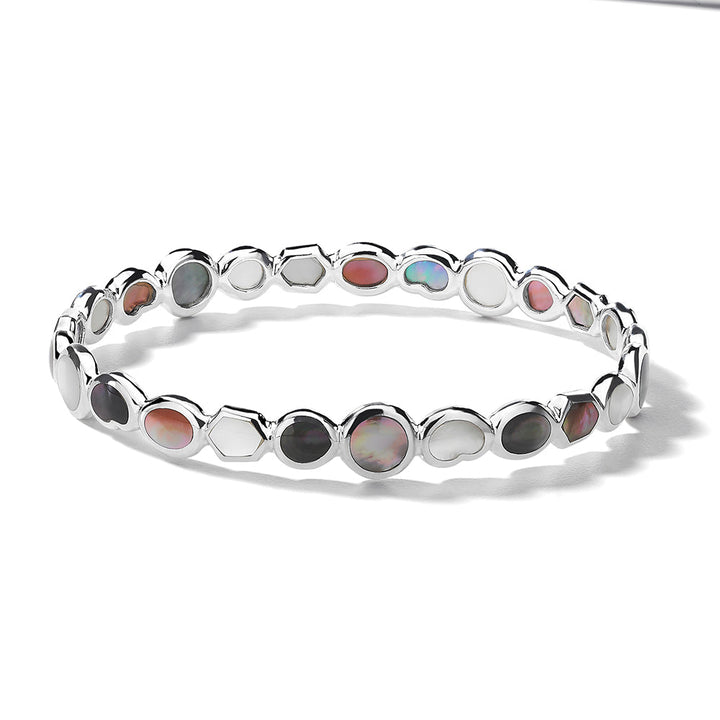 All-Over Stone Bangle Bracelet