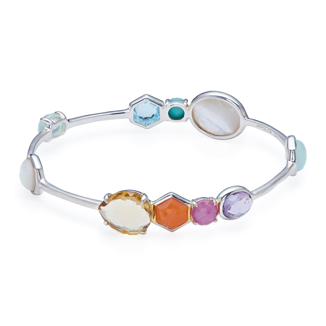 Gelato 10-Stone Bangle Bracelet