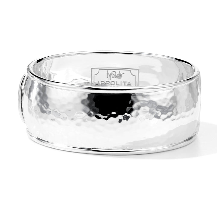 Wide Goddess Hinged Bangle