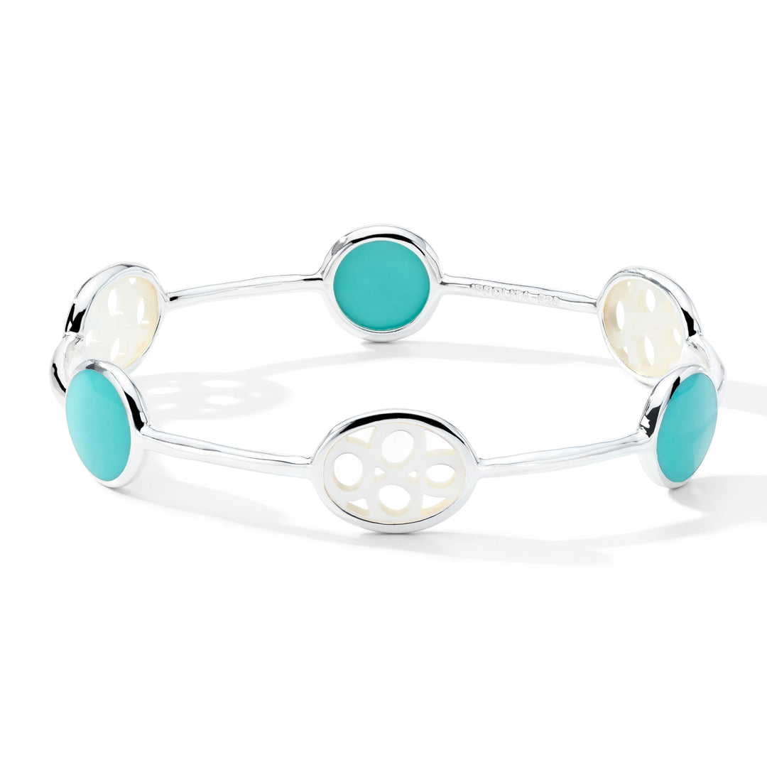 6-Stone Bangle Bracelet