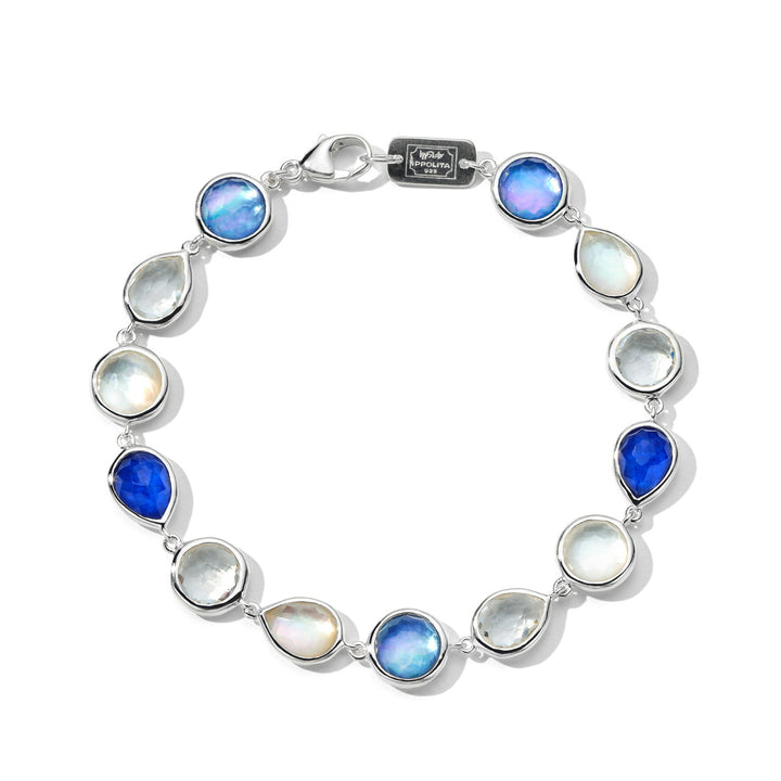 Flexible Bracelet with Multi Stone