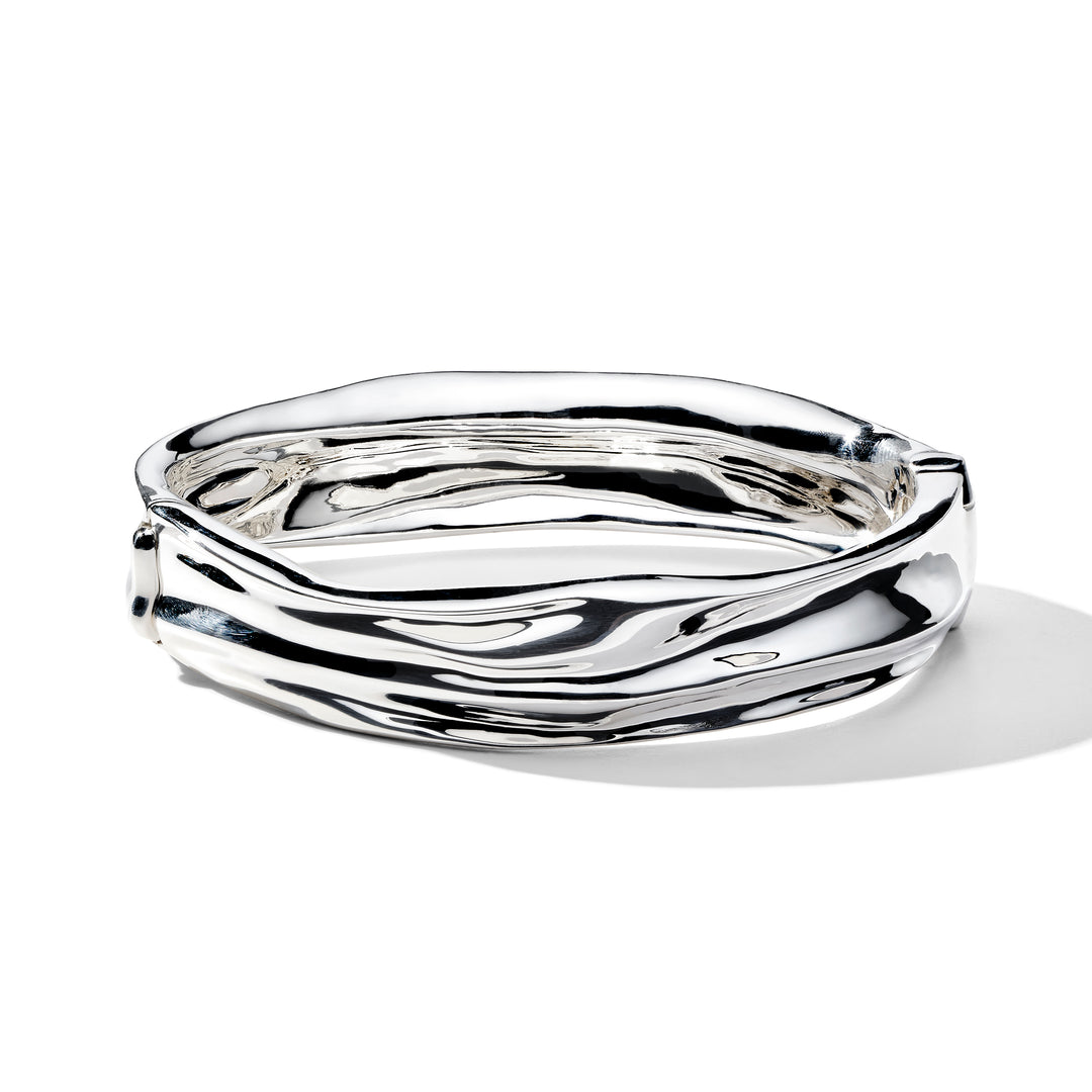 Crush Thin Hinged Bangle