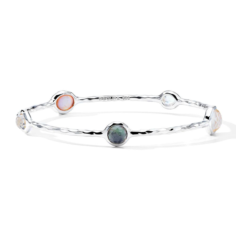 5-Stone Bangle Bracelet