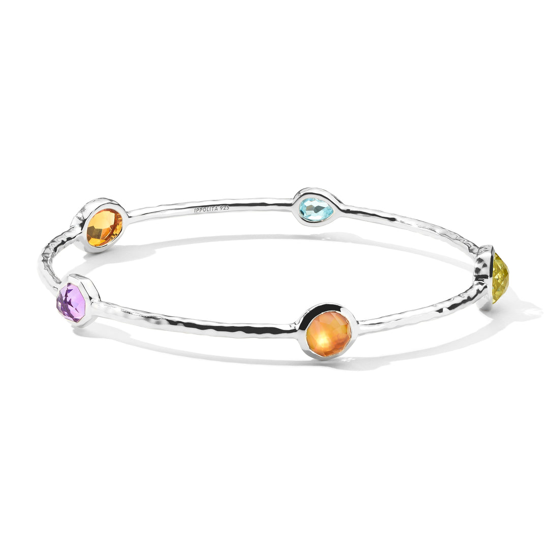 5-Stone Bangle Bracelet