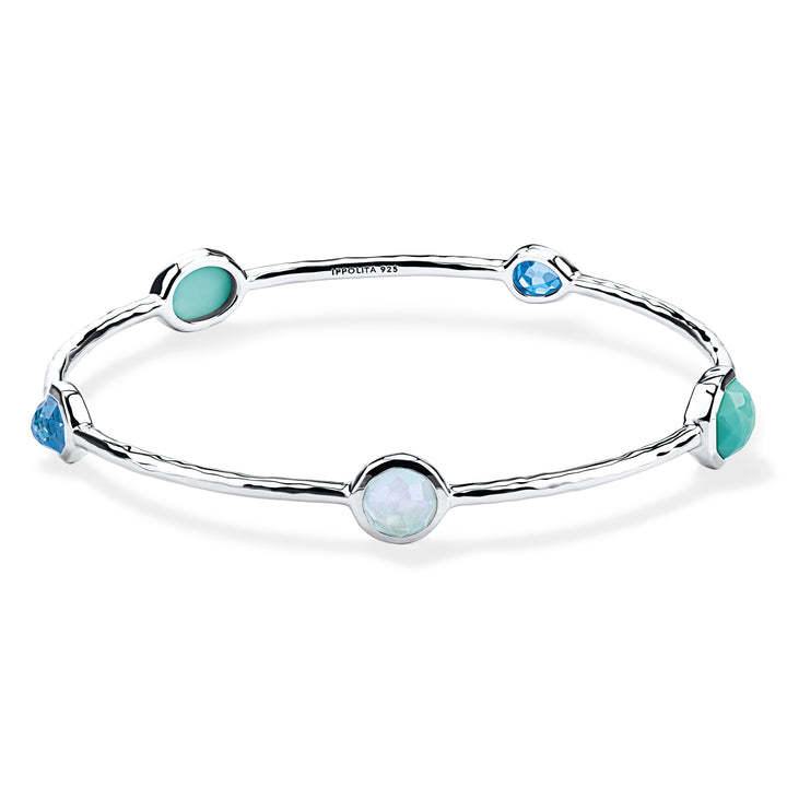 5-Stone Bangle Bracelet