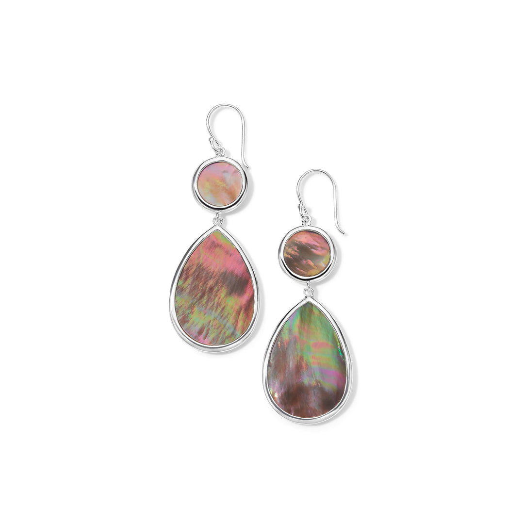 Polished Rock Candy Dot & Teardrop Earrings