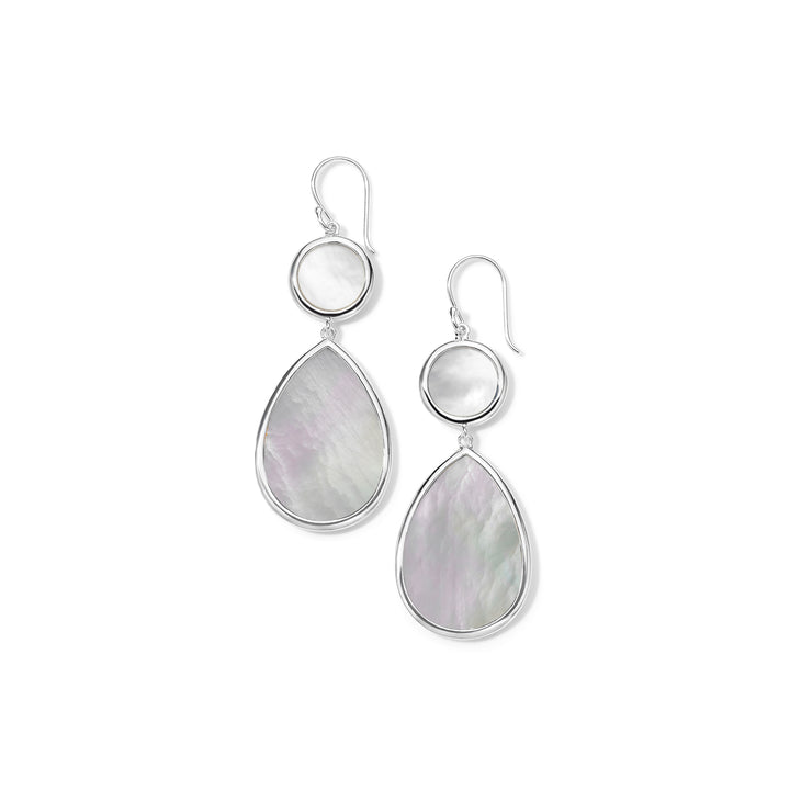 Polished Rock Candy Dot & Teardrop Earrings