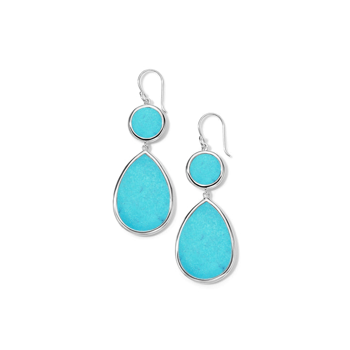 Polished Rock Candy Dot & Teardrop Earrings