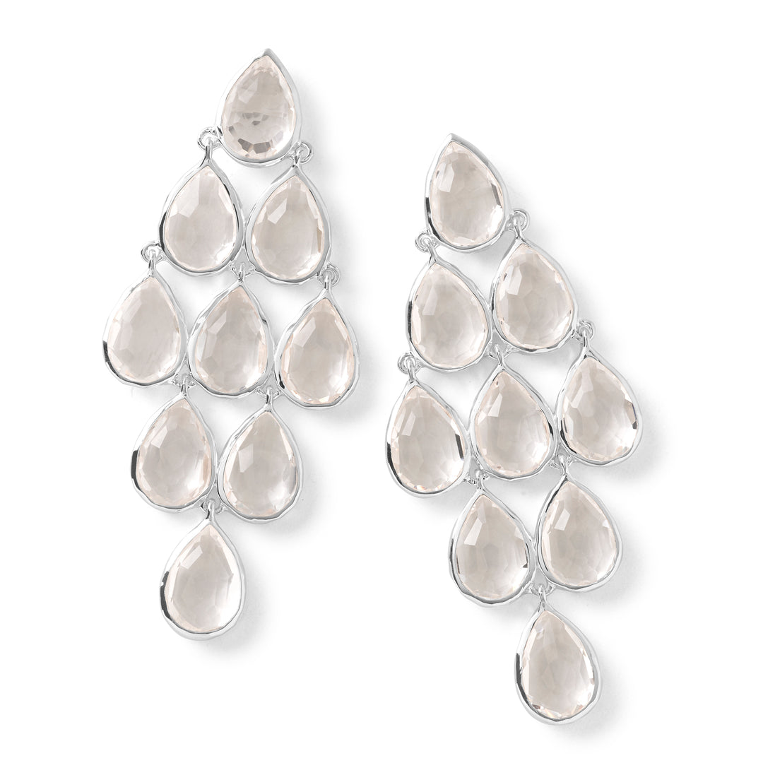 Teardrop Cascade Drop Earrings