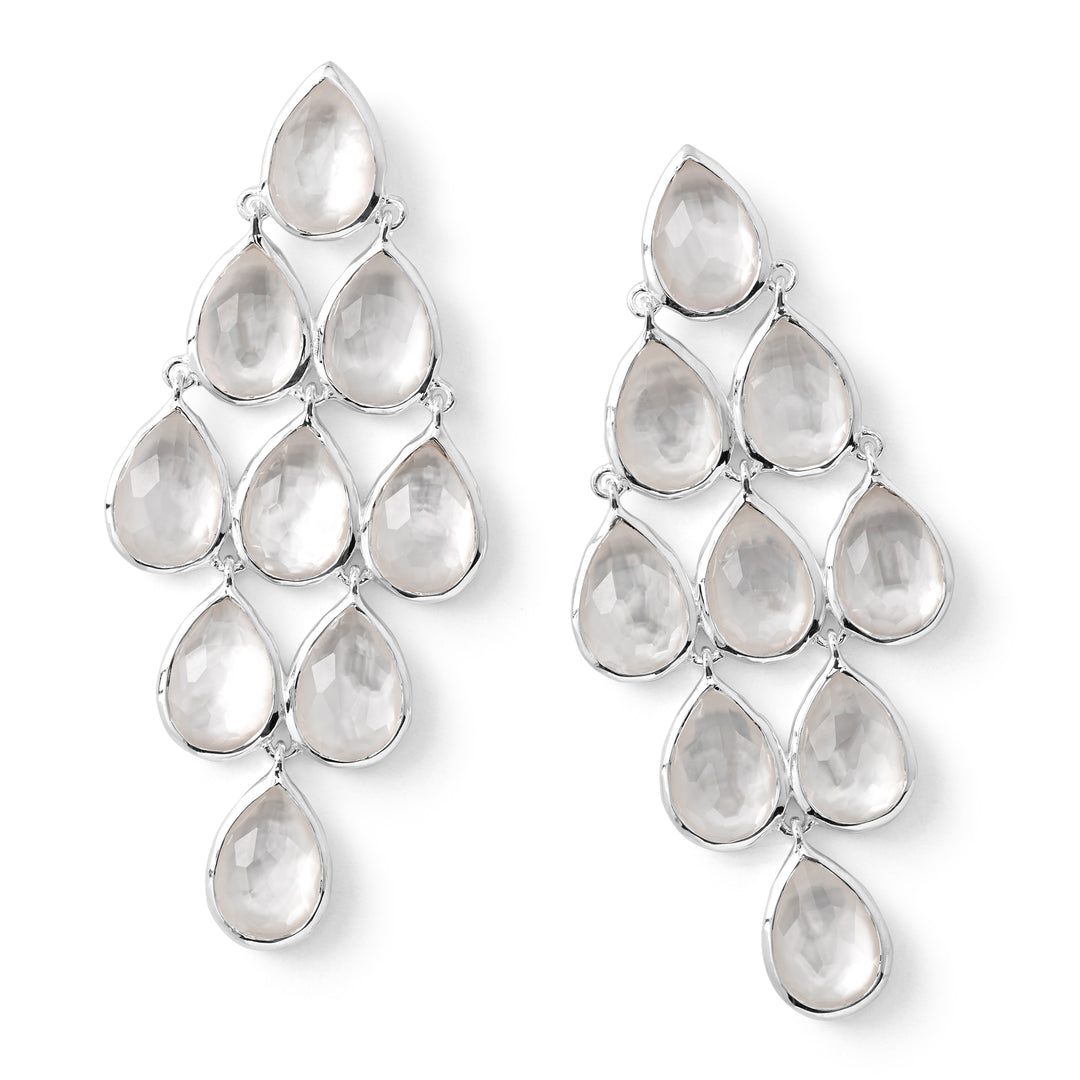 Teardrop Cascade Drop Earrings