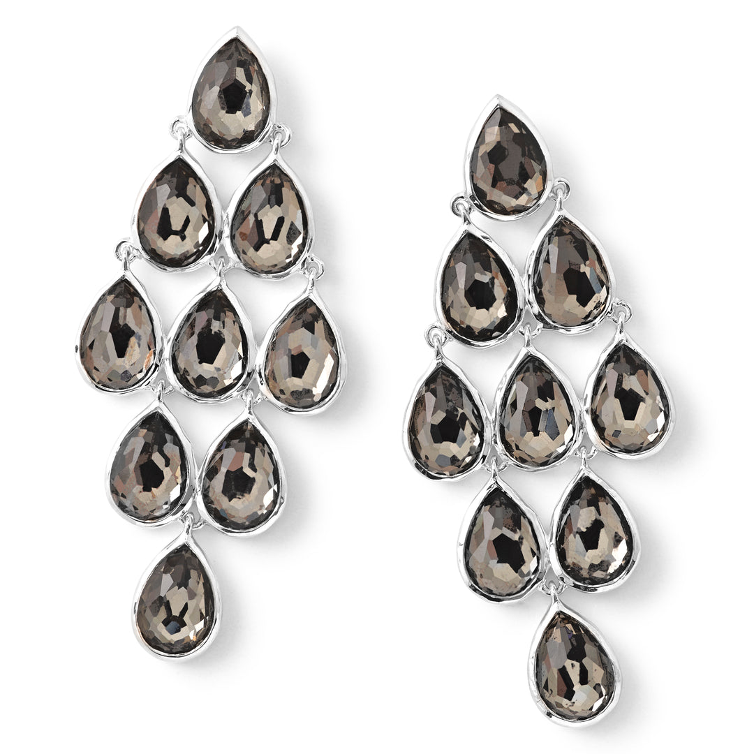 Teardrop Cascade Drop Earrings