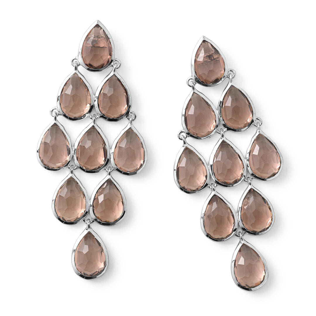 Teardrop Cascade Drop Earrings