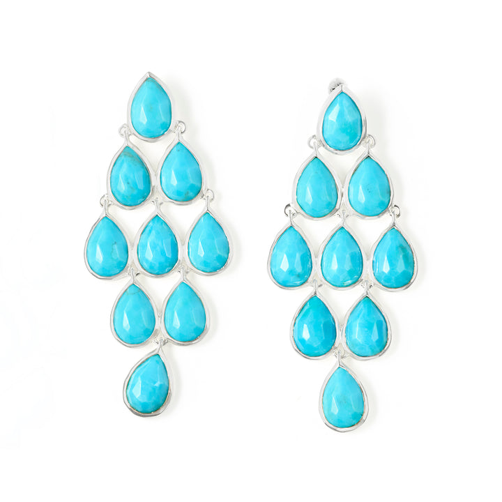 Teardrop Cascade Drop Earrings