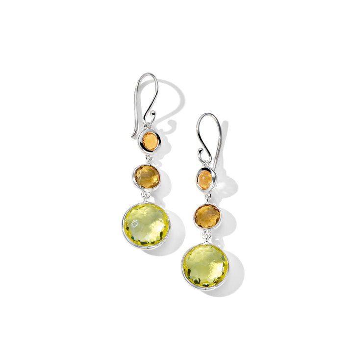 Lollitini 3-Stone Drop Earrings